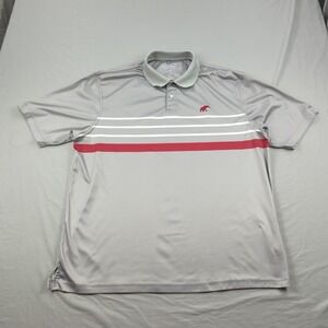 Alabama Crimson Tide Shirt Mens Extra Large Gray Striped Tuskwear NCAA Football